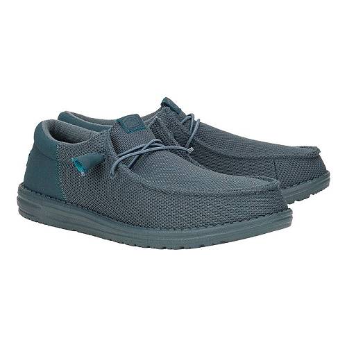 貨物輸送無料 ヘイデュード Hey Dude シューズ 靴 スニーカー 運動すること靴 Wally Funk Mono Slip-On Casual Shoes - Dark Slate