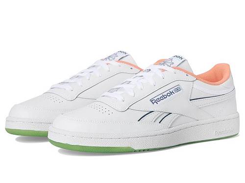 貨物輸送無料 リーボック Reebok Lifestyle シューズ 靴 スニーカー 運動すること靴 Club C Revenge - White/Aiaqua/Sunkissed Orange