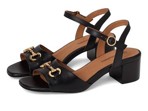 貨物輸送無料 ジョーンストンアンドマーフィー Johnston \u0026amp; Murphy レディース お上さん用 シューズ 靴 踵 Edith Bit Sandals - Black