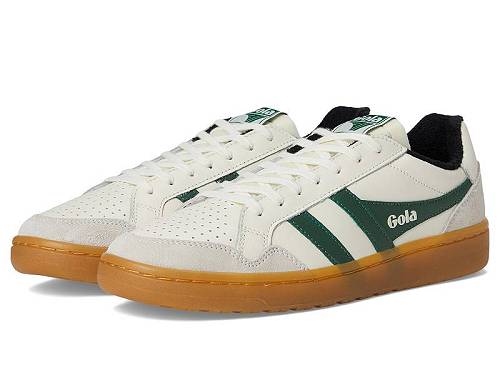 送料無料 ゴラ Gola メンズ 男性用 シューズ 靴 スニーカー 運動靴 Eagle '86 - Off White/Evergreen/Black/Gum|グッズ×グッズ
