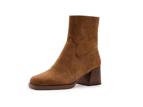 貨物輸送無料 スティーブマデン Steve Madden レディース お上さん用 シューズ 靴 ブーツ アンクル 遊撃手ブーツ Latches - Chesnut Suede