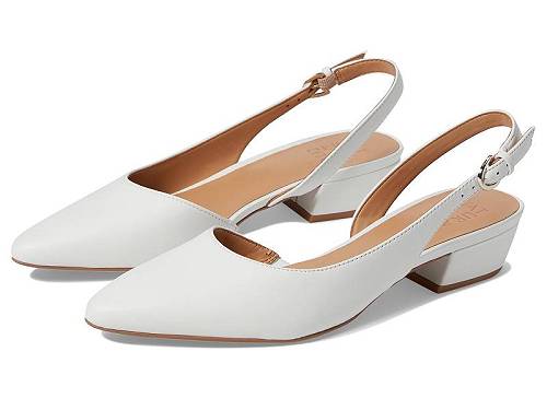 貨物輸送無料 ナチュラライザー Naturalizer レディース お上さん用 シューズ 靴 踵 Banks - White Leather
