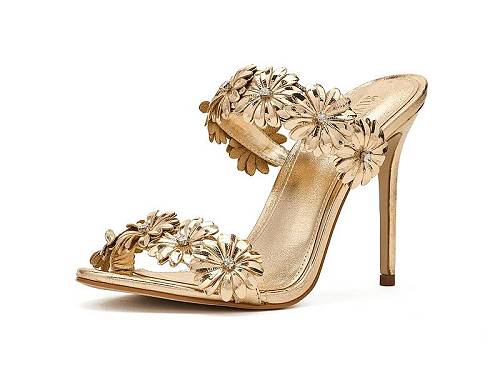 貨物輸送無料 スティーブマデン Steve Madden レディース 成人女性用 シューズ 靴 踵 Sunshine - Gold Leather