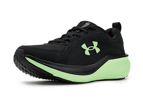 貨物輸送無料 アンダーアーマー Under Armour メンズ 成人男性用 シューズ 靴 スニーカー 運動すること靴 Charged Assert 11 - Black/Black/Lumos Lime