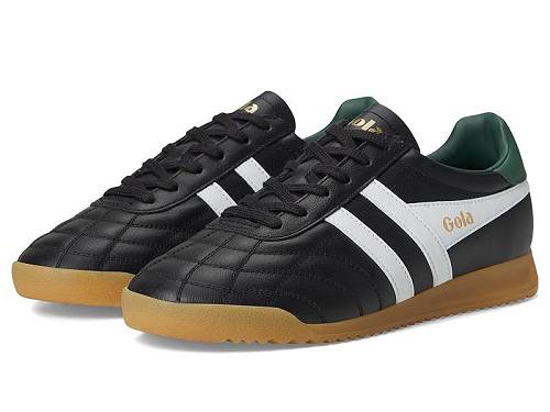 送料無料 ゴラ Gola メンズ 男性用 シューズ 靴 スニーカー 運動靴 Stadium - Black/White/Evergreen｜グッズ&times;グッズ
