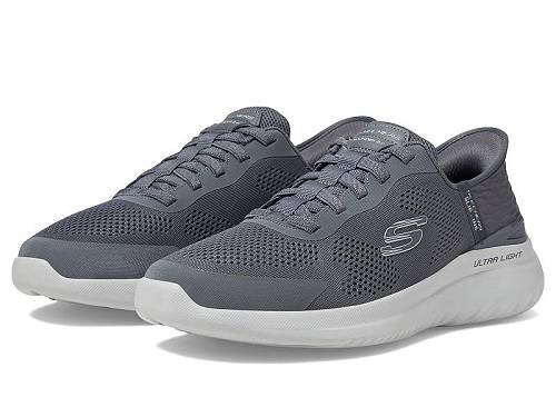貨物輸送無料 スケッチャーズ SKECHERS メンズ 成人男性用 シューズ 靴 スニーカー 運動すること靴 Bounder 2.0 Emerged Hands Free Slip-Ins - Charcoal 靴-スニーカー-メンズ靴