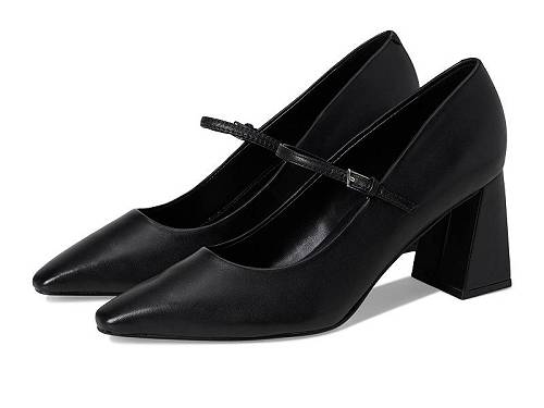 貨物輸送無料 カルバンクライン Calvin Klein レディース お上さん用 シューズ 靴 踵 Naprina - Black Leather