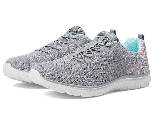 貨物輸送無料 スケッチャーズ SKECHERS レディース 成人女性用 シューズ 靴 スニーカー 運動すること靴 Virtue - Gray Multi