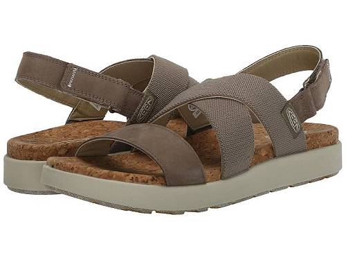 貨物輸送無料 キーン Keen レディース 亭主もち用 シューズ 靴 サンダル Elle Crisscross - Brindle/Birch