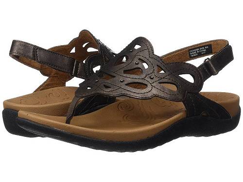 貨物輸送無料 鍵を掛ける界面 Rockport レディース 亭主もち用 シューズ 靴 サンダル Ridge Sling - Bronze