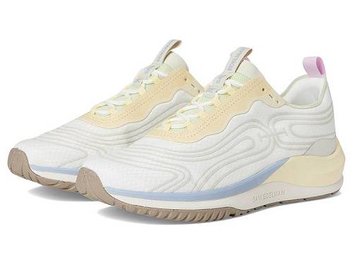 貨物輸送無料 サムエデルマン Sam Edelman レディース 成人女性用 シューズ 靴 スニーカー 運動すること靴 Miles - White/Yellow Freeze