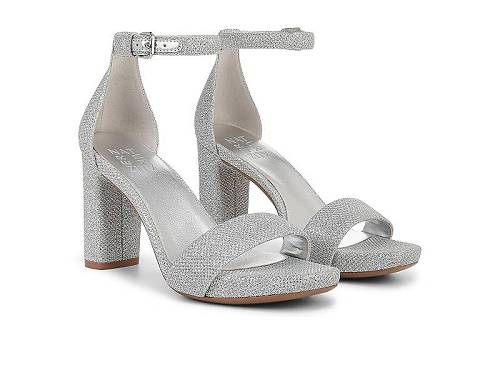 貨物輸送無料 ナチュラライザー Naturalizer レディース お上さん用 シューズ 靴 踵 Joy - Silver Fab Fabric