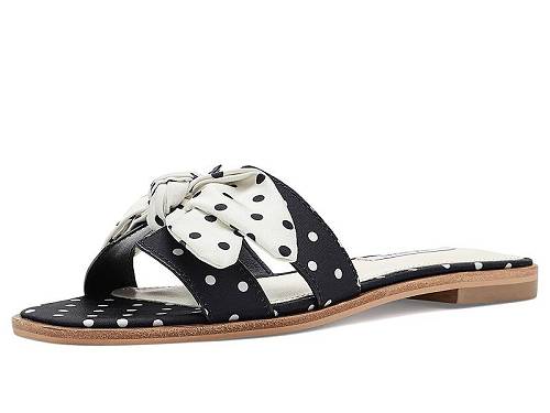 貨物輸送無料 スティーブマデン Steve Madden レディース お上さん用 シューズ 靴 サンダル Hadyn - Black/White Polka Dot Scarf