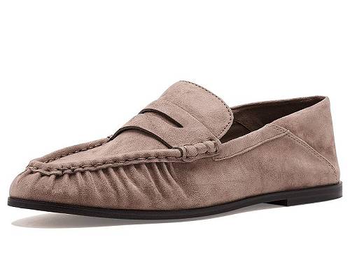 貨物輸送無料 スティーブマデン Steve Madden レディース 亭主もち用 シューズ 靴 置き目毛革 小船シューズ Stewart - Taupe Suede