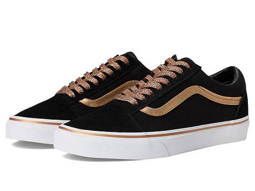 貨物輸送無料 バンズ Vans シューズ 靴 スニーカー 運動すること靴 Old Skool - Metallic Pop Black/Gold