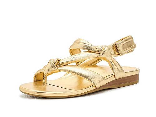 貨物輸送無料 バイオニック VIONIC レディース お上さん用 シューズ 靴 サンダル Geneva - Gold Metallic Leather