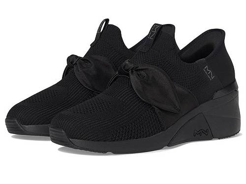 貨物輸送無料 スケッチャーズ SKECHERS レディース お上さん用 シューズ 靴 スニーカー 運動すること靴 A Wedge - Enzie Hands-Free Slip-Ins - Black/Black