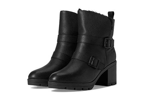 送料無料 ナチュラライザー Naturalizer レディース 女性用 シューズ 靴 ブーツ アンクル ショートブーツ Verney-Moto Bootie - Water Repellent - Black Leather｜グッズ&times;グッズ