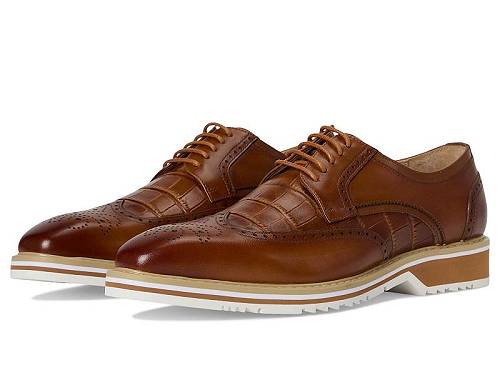 送料無料 ステーシーアダムス Stacy Adams メンズ 男性用 シューズ 靴 オックスフォード 紳士靴 通勤靴 Beaumont Wing Tip Lace-Up - Tan|グッズ×グッズ