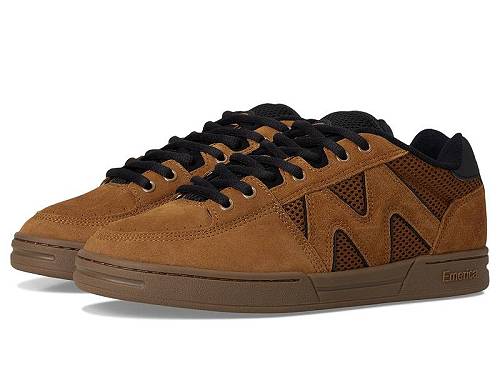 貨物輸送無料 エメリカ Emerica メンズ 成人男性用 シューズ 靴 スニーカー 運動すること靴 OG-1 - Brown/Black/Gum