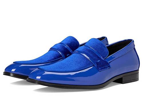 送料無料 ステーシーアダムス Stacy Adams メンズ 男性用 シューズ 靴 ローファー Spratley Saddle Slip-On - Royal Blue|グッズ×グッズ