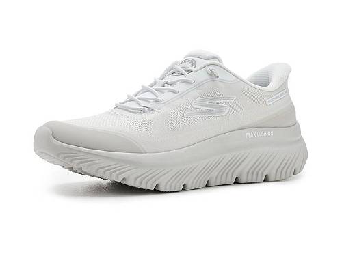 貨物輸送無料 スケッチャーズ SKECHERS Performance メンズ 成人男性用 シューズ 靴 スニーカー 運動すること靴 Go Walk Max Cushioning Hyper Burst Zoltar Hands Free Slip-インチ - White/Gray