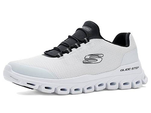 貨物輸送無料 スケッチャーズ SKECHERS メンズ 成人男性用 シューズ 靴 スニーカー 運動すること靴 Glide-Step Noltek - White/Black