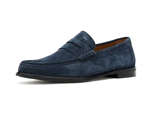 送料無料 スティーブマデン Steve Madden メンズ 男性用 シューズ 靴 ローファー Hettick - Navy Suede｜グッズ&times;グッズ