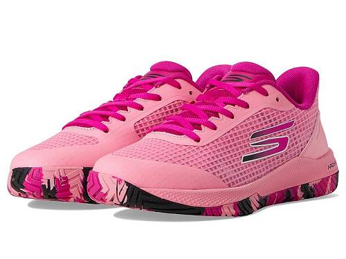 送料無料 スケッチャーズ SKECHERS レディース 女性用 シューズ 靴 スニーカー 運動靴 Go Train Arch Fit Viper Court Pro - Pickleball - Pink｜グッズ&times;グッズ