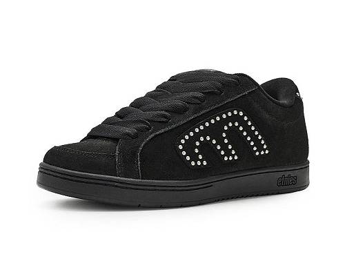 貨物輸送無料 エトニーズ Etnies メンズ 成人男性用 シューズ 靴 スニーカー 運動すること靴 Kingpin - Black/Black/Silver