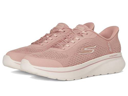 貨物輸送無料 スケッチャーズ SKECHERS Performance レディース 成人女性用 シューズ 靴 スニーカー 運動すること靴 Go Walk Arch Fit N-joy Ria Hands Free Slip-ins - Mauve