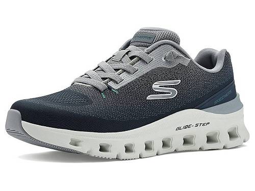 貨物輸送無料 スケッチャーズ SKECHERS メンズ 成人男性用 シューズ 靴 スニーカー 運動すること靴 Glide-Step Pro Waverra - Navy/Gray