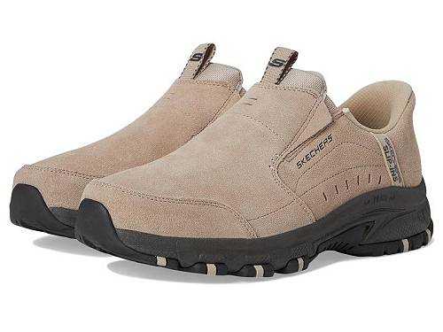 貨物輸送無料 スケッチャーズ SKECHERS メンズ 成人男性用 シューズ 靴 スニーカー 運動すること靴 Hillcrest Cedar Root Hands Free Slip-インチ - Tan