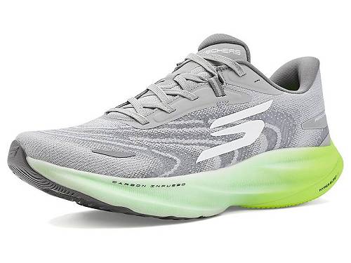 貨物輸送無料 スケッチャーズ SKECHERS メンズ 成人男性用 シューズ 靴 スニーカー 運動すること靴 Aero Spark - Gray/Lime