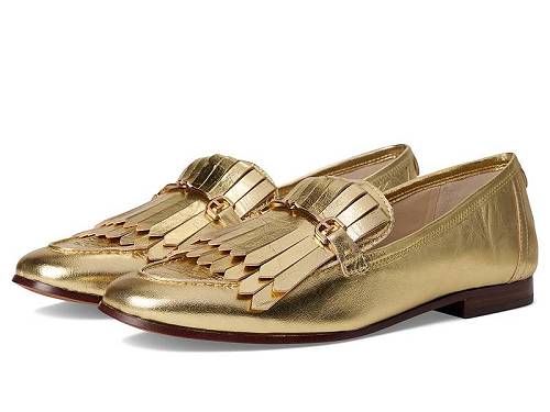 貨物輸送無料 サムエデルマン Sam Edelman レディース 亭主もち用 シューズ 靴 置き目毛革 短艇シューズ Liz - Amber Gold 靴-ローファー-レディース靴