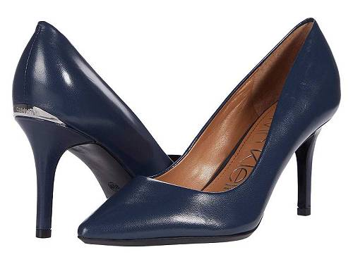 貨物輸送無料 カルバンクライン Calvin Klein レディース お上さん用 シューズ 靴 踵 Gayle Pump - Navy 1