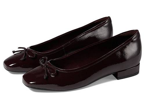 送料無料 ロックポート Rockport レディース 女性用 シューズ 靴 フラット Sadie - Cranberry Patent｜グッズ&times;グッズ
