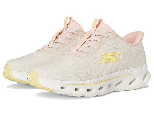 貨物輸送無料 スケッチャーズ SKECHERS Performance レディース 成人女性用 シューズ 靴 スニーカー 運動すること靴 Go Walk Glide Step 2.0 Maria Hands Free Slip-ins - Natural/Pink