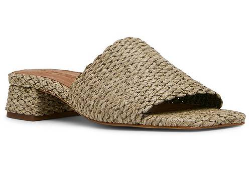貨物輸送無料 スティーブマデン Steve Madden レディース お上さん用 シューズ 靴 踵 Montgomery - Olive Raffia