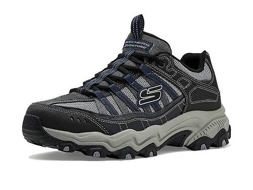 送料無料 スケッチャーズ SKECHERS メンズ 男性用 シューズ 靴 ブーツ ハイキング トレッキング Afterburn Legacy - Navy/Gray|グッズ×グッズ