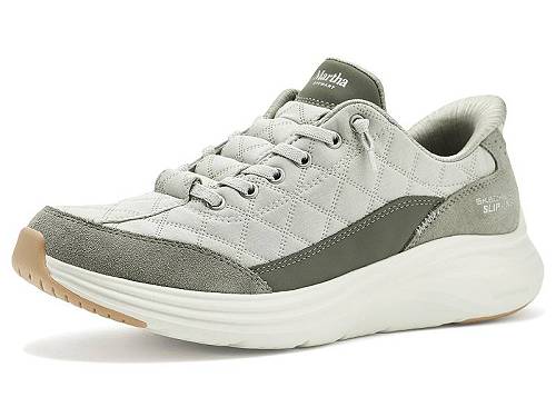 送料無料 スケッチャーズ SKECHERS レディース 女性用 シューズ 靴 スニーカー 運動靴 Martha Stewart Cozy Fit Contour Foam - Sweet Serenity - Sage｜グッズ&times;グッズ