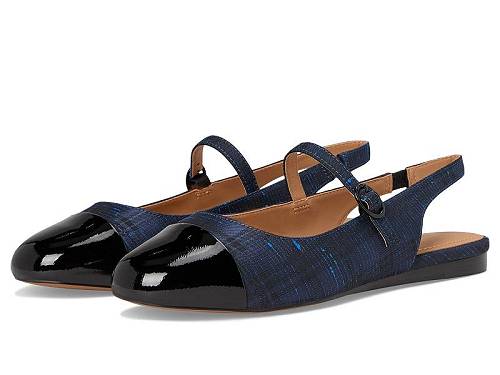 送料無料 ジョーンストンアンドマーフィー Johnston &amp; Murphy レディース 女性用 シューズ 靴 フラット Claire Slingback Mary Jane - Navy｜グッズ&times;グッズ