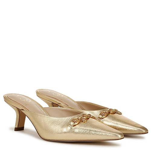貨物輸送無料 サムエデルマン Sam Edelman レディース 成人女性用 シューズ 靴 踵 Brynne - Amber Gold
