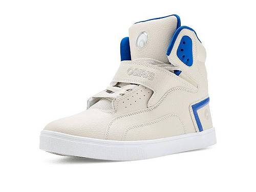 送料無料 オシリス Osiris メンズ 男性用 シューズ 靴 スニーカー 運動靴 Rize Ultra - Cream/Grey/Blue｜グッズ&times;グッズ
