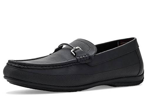 送料無料 ステーシーアダムス Stacy Adams メンズ 男性用 シューズ 靴 ローファー Colton Moc Toe Slip-On Loafer - Black|グッズ×グッズ