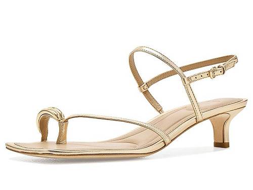 送料無料 ヴィンス Vince レディース 女性用 シューズ 靴 ヒール Polli Kitten Strappy - Champagne|グッズ×グッズ
