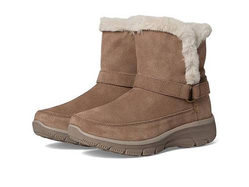 送料無料 スケッチャーズ SKECHERS レディース 女性用 シューズ 靴 ブーツ スノーブーツ Easy Going - Dreamers Luxe Vibe Hands Free Slip-ins - Dark Taupe｜グッズ&times;グッズ 23,310円