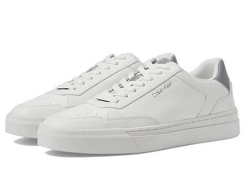 貨物輸送無料 カルバンクライン Calvin Klein メンズ 成人男性用 シューズ 靴 スニーカー 運動すること靴 Stenzo - White