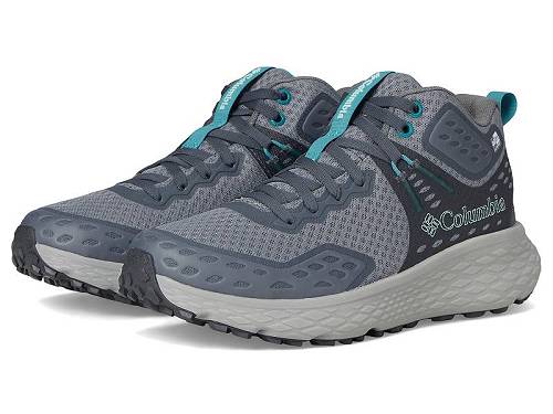 貨物輸送無料 コロンビア Columbia レディース お上さん用 シューズ 靴 スニーカー 運動すること靴 Konos TRS Outdry Mid - Titanium Grey Steel/Teal