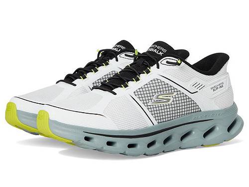 貨物輸送無料 スケッチャーズ SKECHERS Performance メンズ 成人男性用 シューズ 靴 スニーカー 運動すること靴 Hands Free Slip-ins Go Walk Glide-Step 2.0 - Zalor Sneaker - White/Black